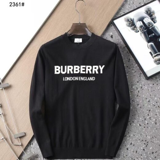 Burberry Pull à logo en maille intarsia