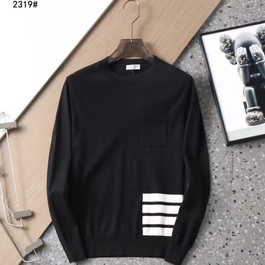 Thom Browne Pull à rayures 4 barres