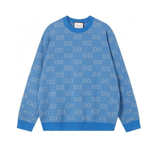 Gucci PULL EN COTON GG INTARSIA