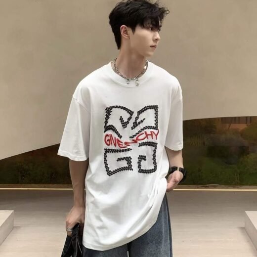 Givenchy T-shirt de luxe à épaules tombantes et logo 4G