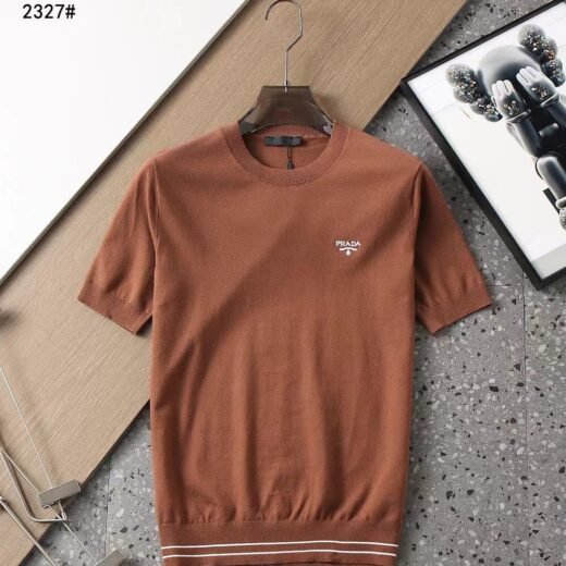Prada T-shirt en tricot original pour homme