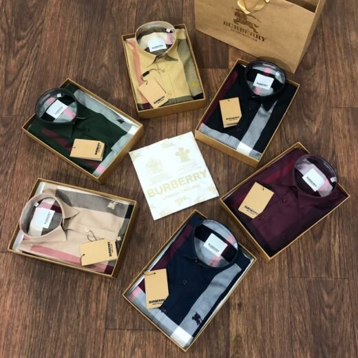 Burberry Chemise boutonnée à carreaux en coton Fred