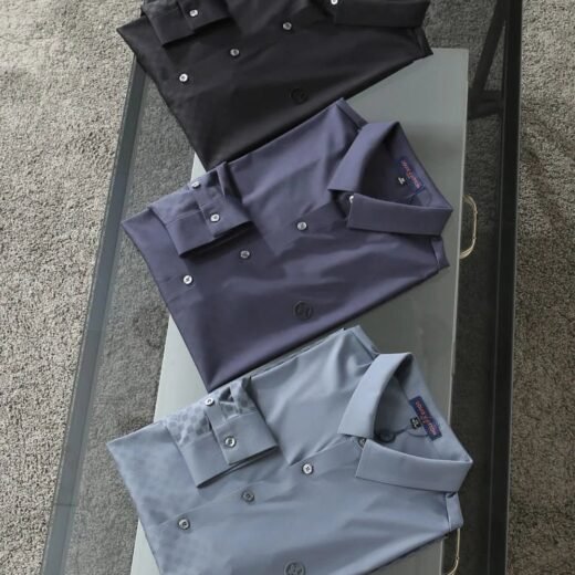 Louis Vuitton CHEMISE HOMME EN LYCRA IMPRIMÉ MONOGRAMME