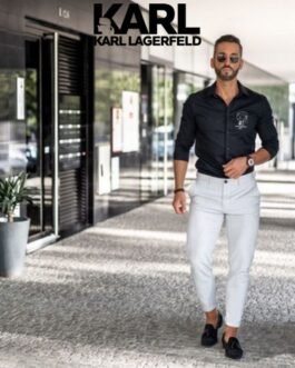 Chemises en coton de marque de luxe pour hommes