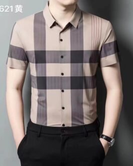 Chemise de luxe à manches courtes entièrement extensible