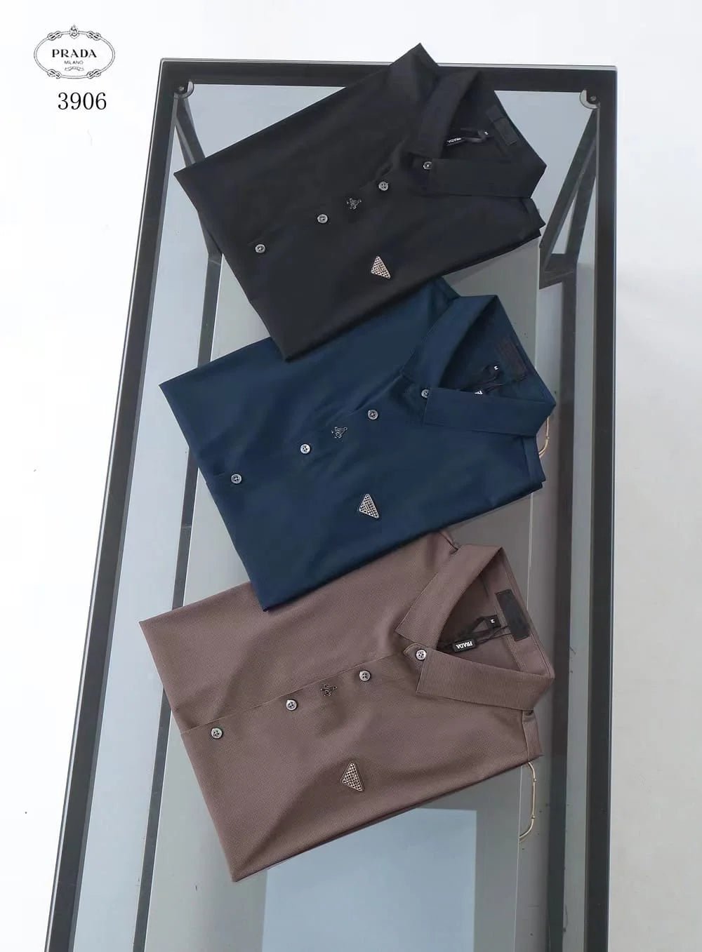 PRADA || Chemises extensibles à manches courtes