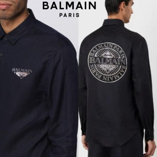 Louis Vuitton CHEMISE HOMME IMPRIMÉE LOGO DEVANT ET DOS PREMIUM