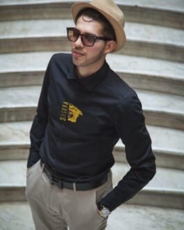 Chemise à manches longues haut de gamme pour homme