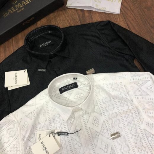 Balmain Chemise hawaïenne à motif Hakoba