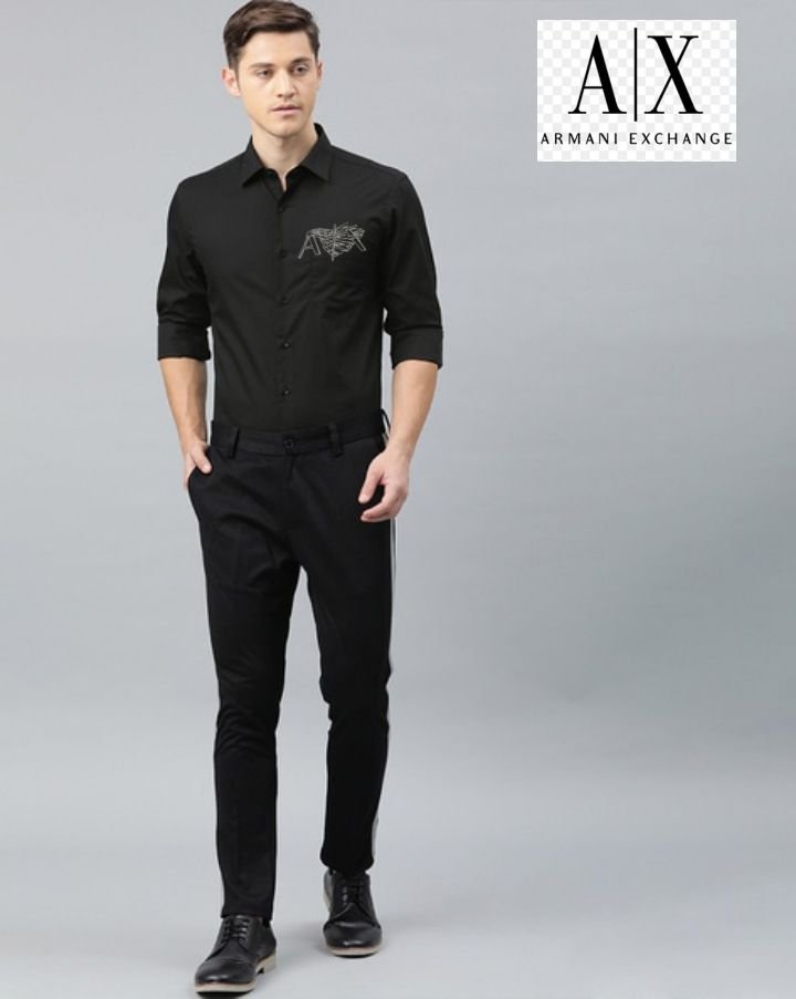 ARM*NI EXCH*NGE || Chemise slim à ornements