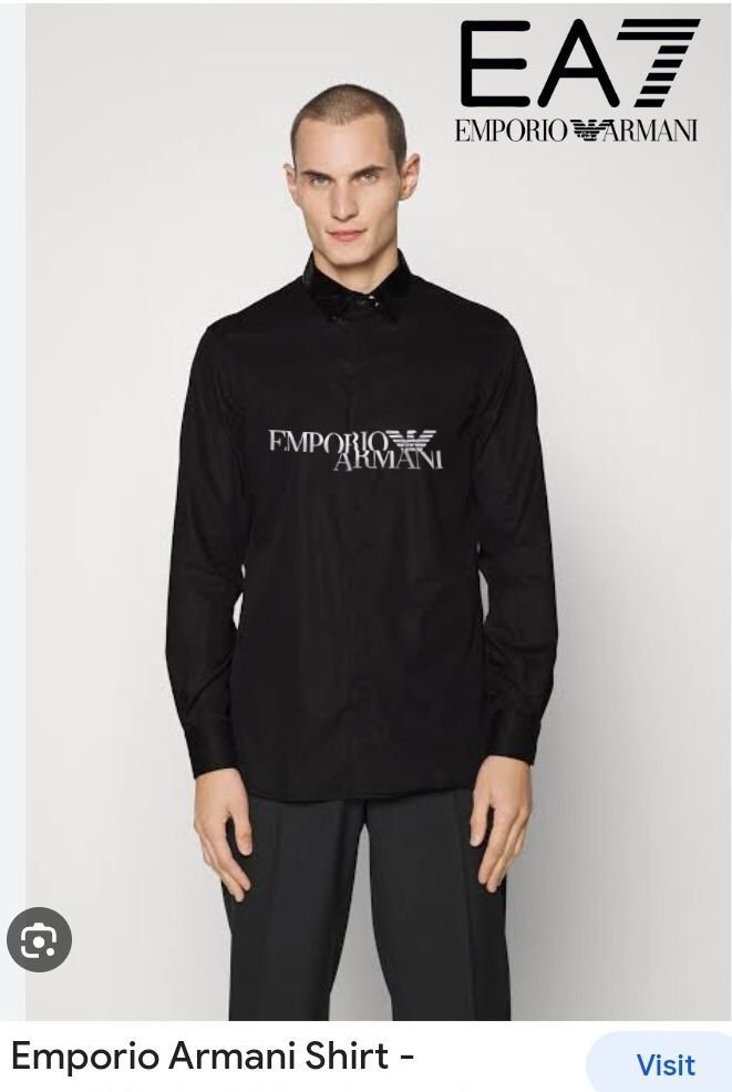 T-shirt imprimé avec logo réfléchissant EMPO*IO ARM*NI