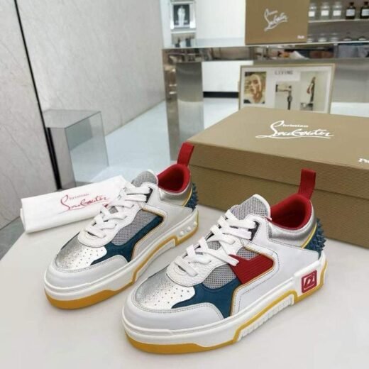 Christian Louboutin Baskets Astroloubi blanches pour homme