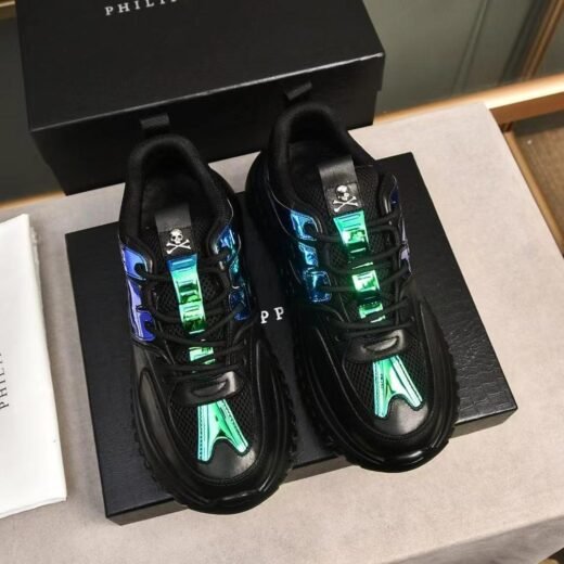 Philipp Plein Baskets basses à effet holographique