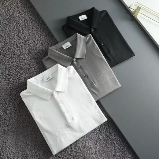 Burberry Polo coupe classique avec logo en relief
