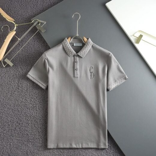 Dior Polo en coton à imprimé logo CD