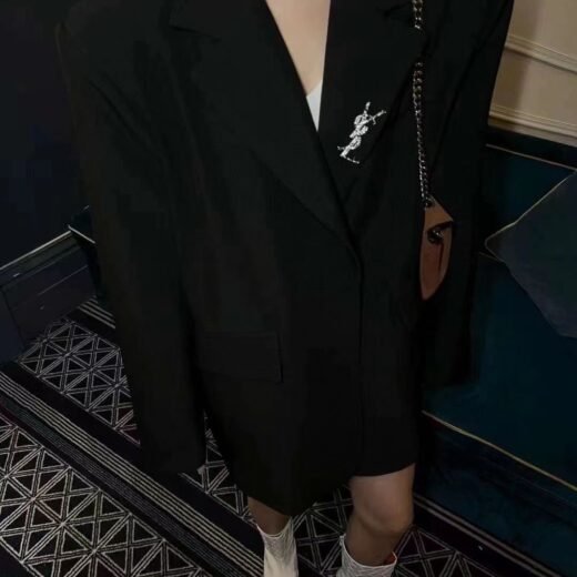 Saint Laurent Manteau de haute qualité pour femme