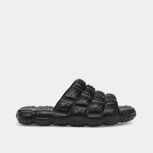 Fendi Claquettes Cloud en caoutchouc noir