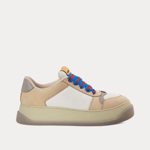 Gucci Baskets basses Screener GG en toile blanches