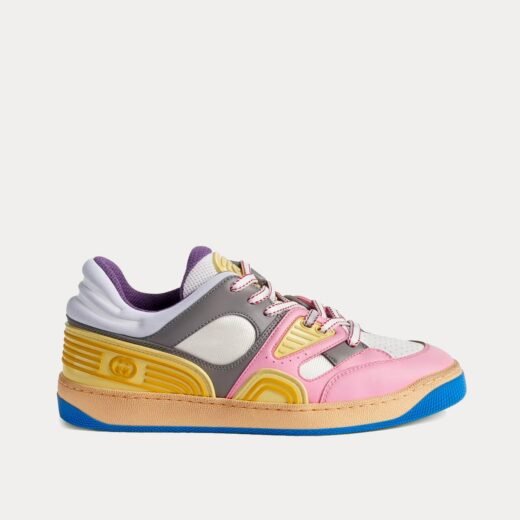 Gucci Baskets basses Basket Demetra roses – 35