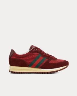 Gucci Re-Motion avec baskets basses rouges en toile GG originales