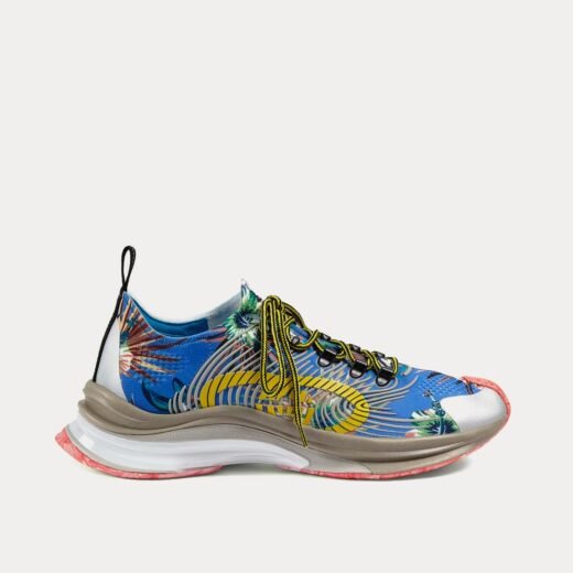 Gucci Baskets basses multicolores à imprimé floral Run – 35