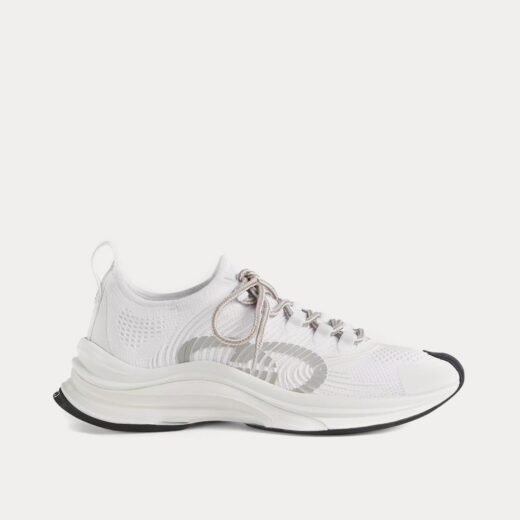 Gucci Baskets basses Run en tissu blanc – 35