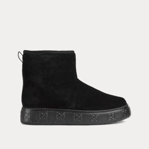Gucci Bottines en daim noir