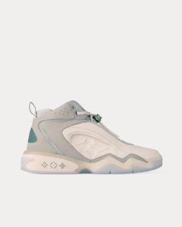 Baskets mi-hautes beiges LV Trainer 2