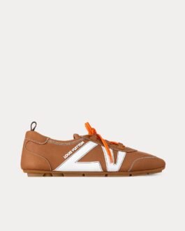 Baskets basses en cuir camel LV Sneakerina