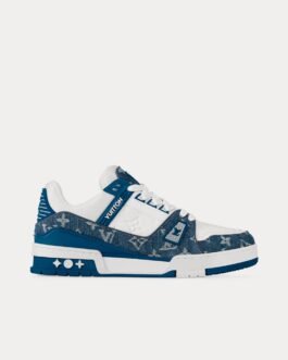 Baskets basses LV Trainers Bleu Clair