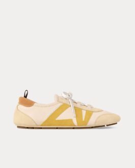 Baskets basses LV Sneakerina beige clair