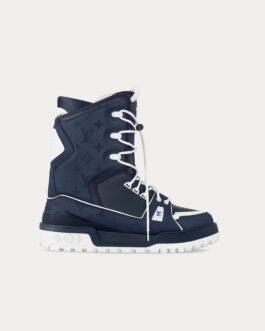 Baskets LV Bottes de neige bleu marine