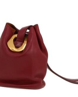 Sac à main Bottega Veneta Drop en cuir bordeaux