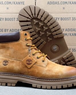 Chaussure Timberland 6-Inch Classic Premium – Bottines en Nubuck Imperméables