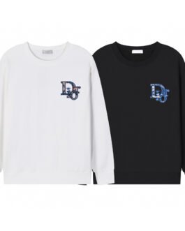 Sweat Dior Logo Brodé Ethnique – Coton Premium