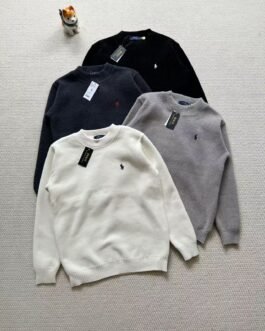 Pull Polo Ralph Lauren Homme – Maille Classique, Logo Brodé, Hiver 2025