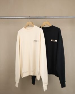 Sweat Jacquemus Logo Brodé – Avec & Sans Capuche – Noir & Blanc