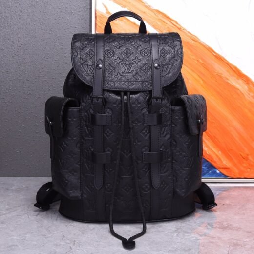 Louis Vuitton Sac à dos Monogram Cuir Noir – Édition Premium