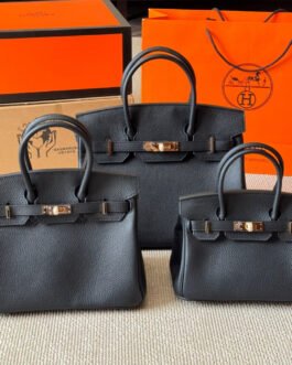 Hermès – Sac Birkin – Cuir de luxe intemporel (Petit, Moyen, Grand)