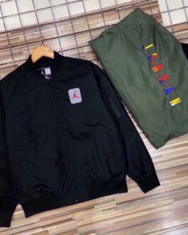 Veste Jordan Sport Élégante Noir/Kaki, Confort et Style Urbain