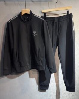 Survêtement noir Bruno Cucinelli élégant et confortable