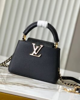 Sac Capucines Mini en cuir de luxe – Élégance compacte et raffinée