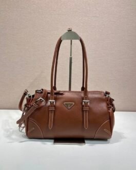 Sac cabas Prada Bonnie Medium en cuir vieilli