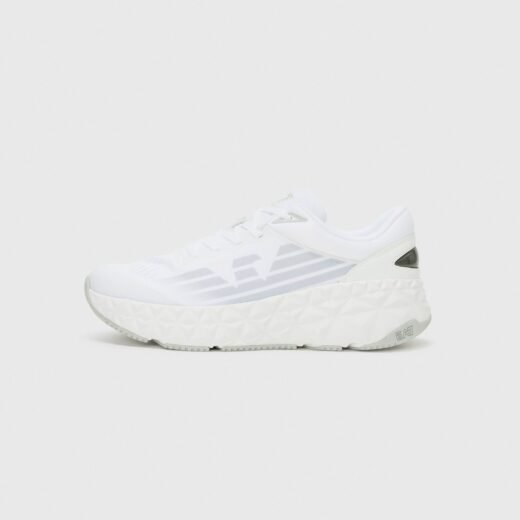EA7 Emporio Armani KOBRA – Baskets basses – optical blanc / gris violet – 43