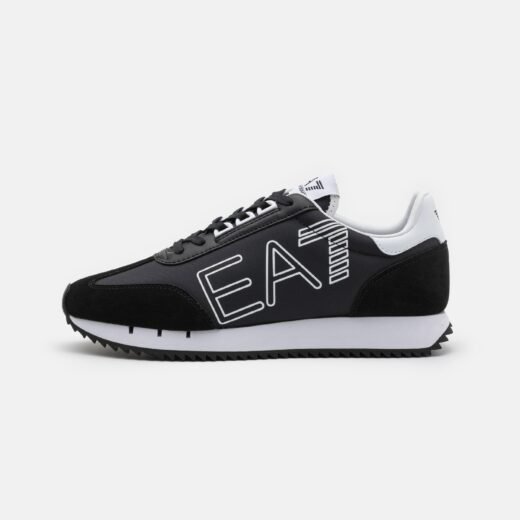 EA7 Emporio Armani VINTAGE – Baskets basses – noir / blanc / noir eagle – 43