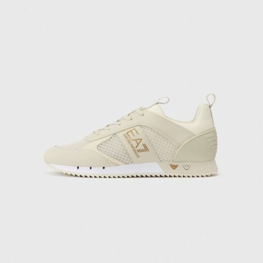 EA7 Emporio Armani LACES – Baskets basses – silver birch / gold – 43