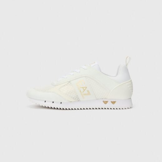 EA7 Emporio Armani Baskets basses – triple blanc / gold-coloured – 43