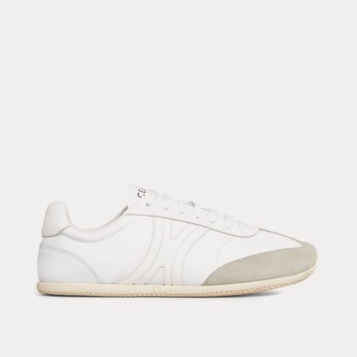 Celine Baskets basses Jogger avec signature Triomphe blanc optique / gris – 35