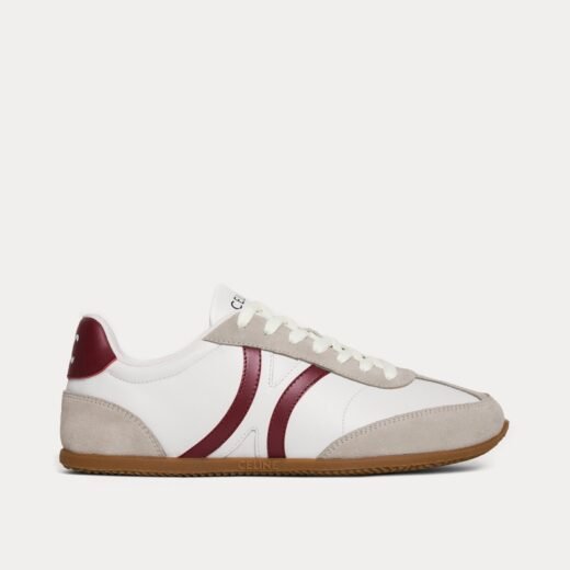 Celine Baskets basses Jogger en cuir de veau suédé signature Triomphe