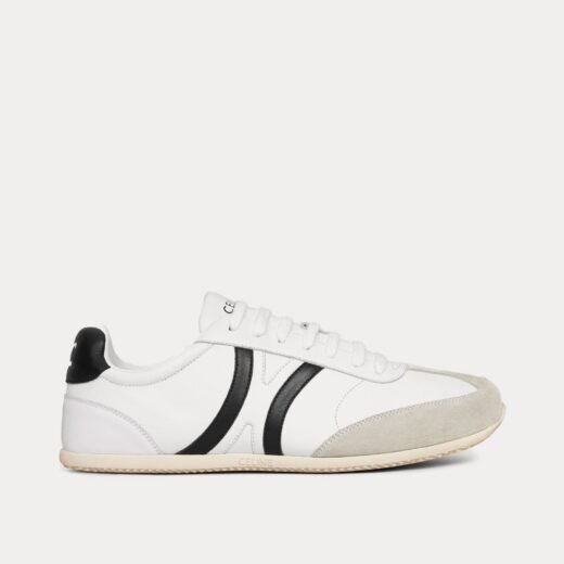 Celine Baskets basses Jogger avec signature Triomphe blanc optique / gris / noir – 35